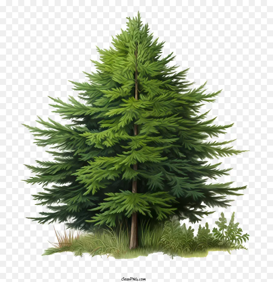 вечнозеленое дерево，Вечнозеленые PNG