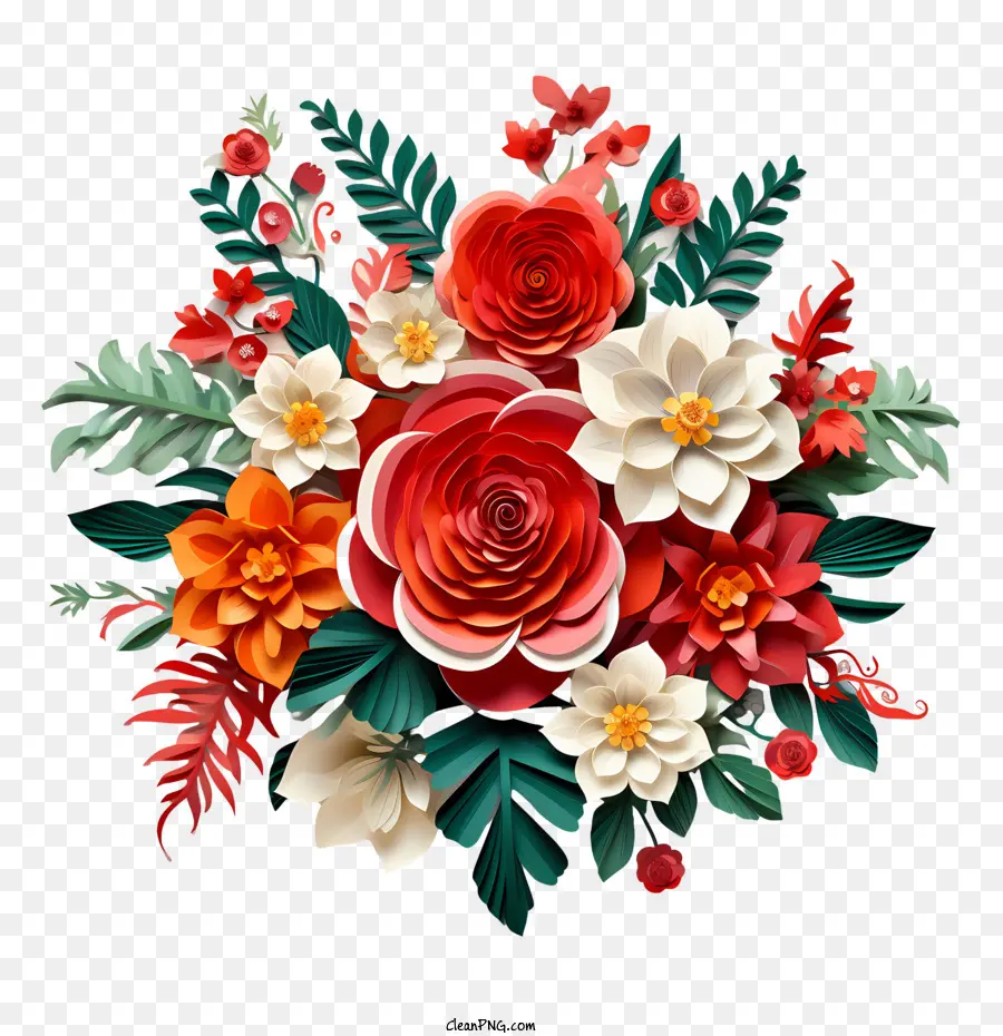 Мексика День независимости，цветы PNG