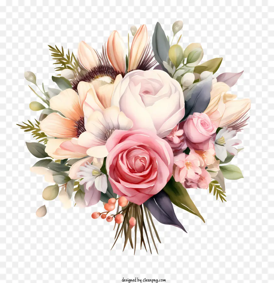 свадебный букет，цветочный букет PNG