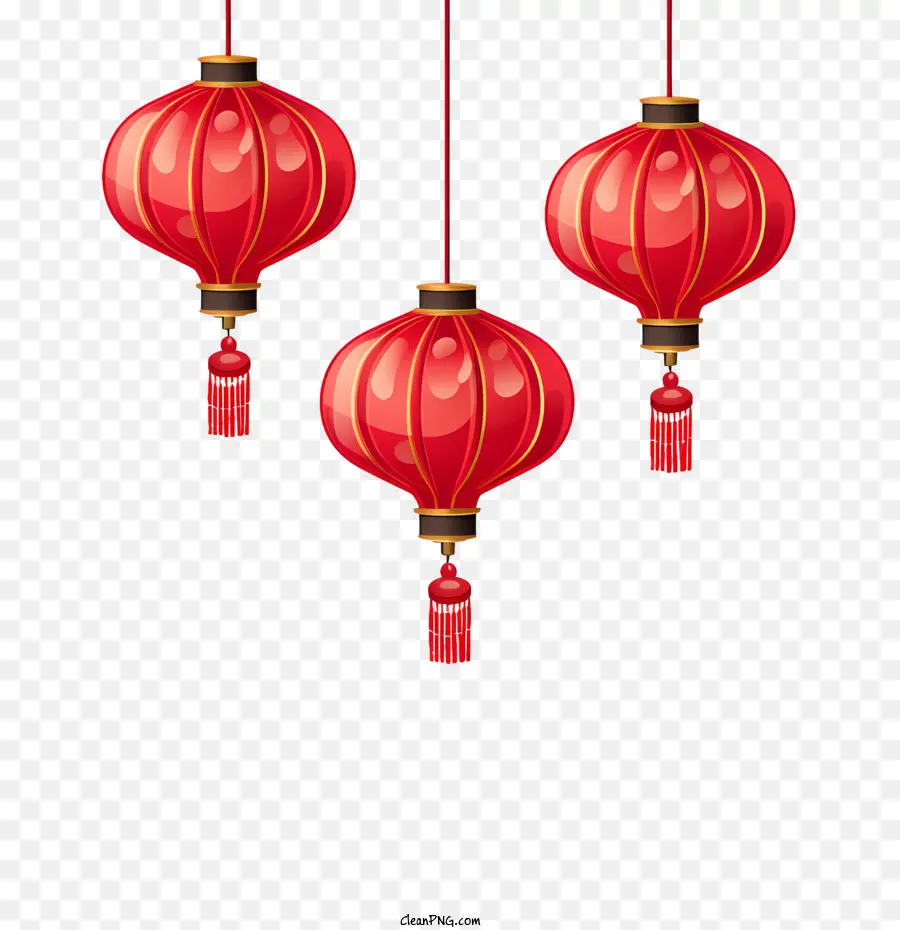 Китайский фонарь，красный фонарь PNG