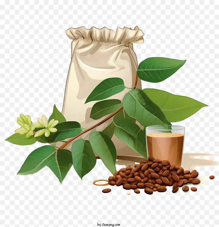 кофе в зернах，Арахисовое масло PNG