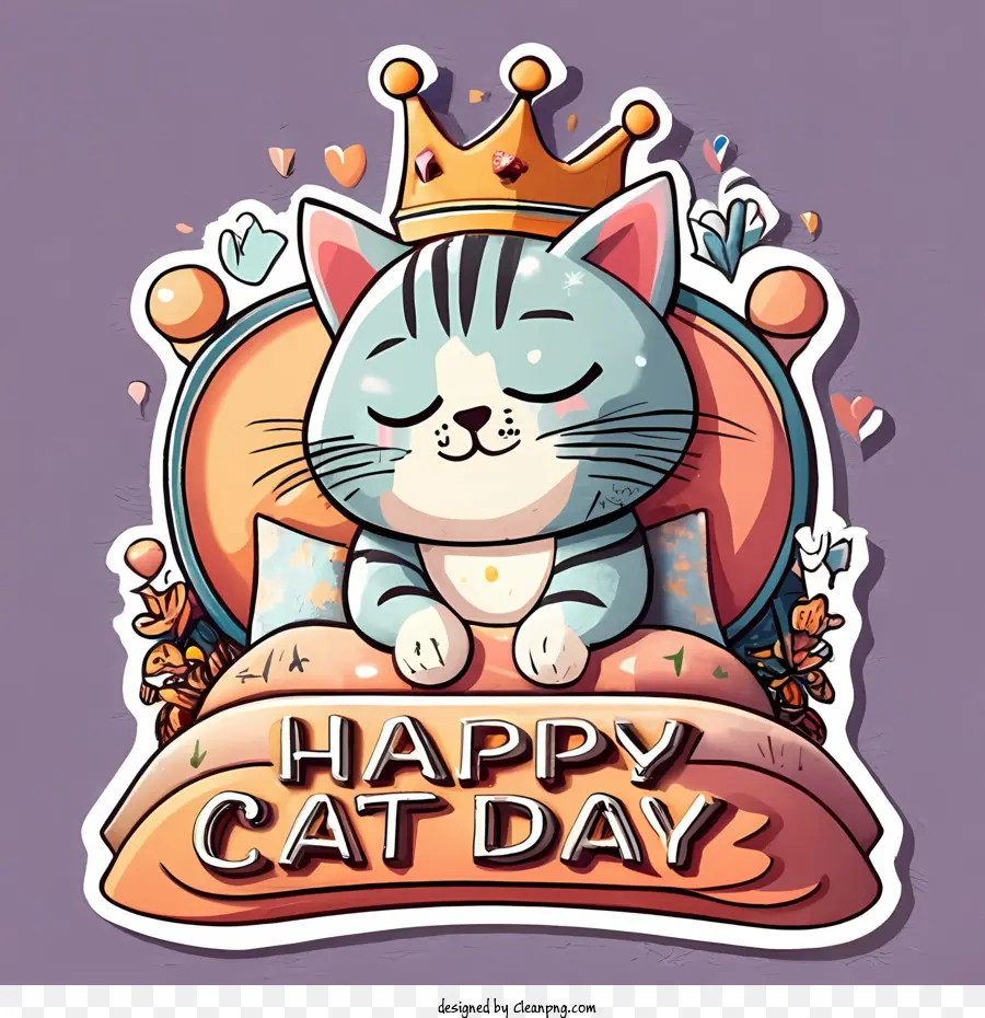 Глобальный день кошек，С Днем кошки PNG