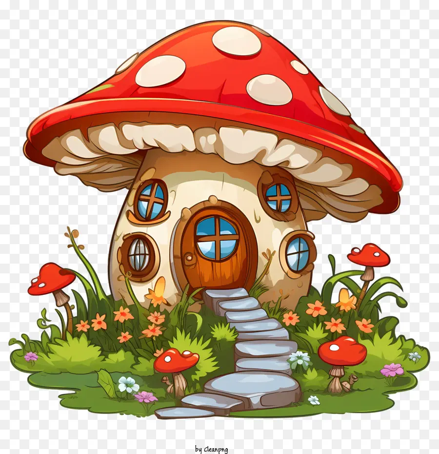 грибной дом，Дом PNG