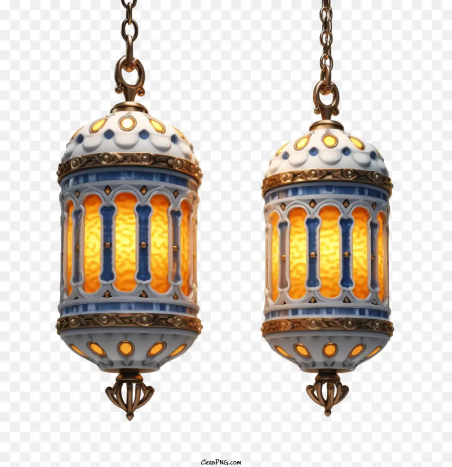 Исламская фонарь， PNG