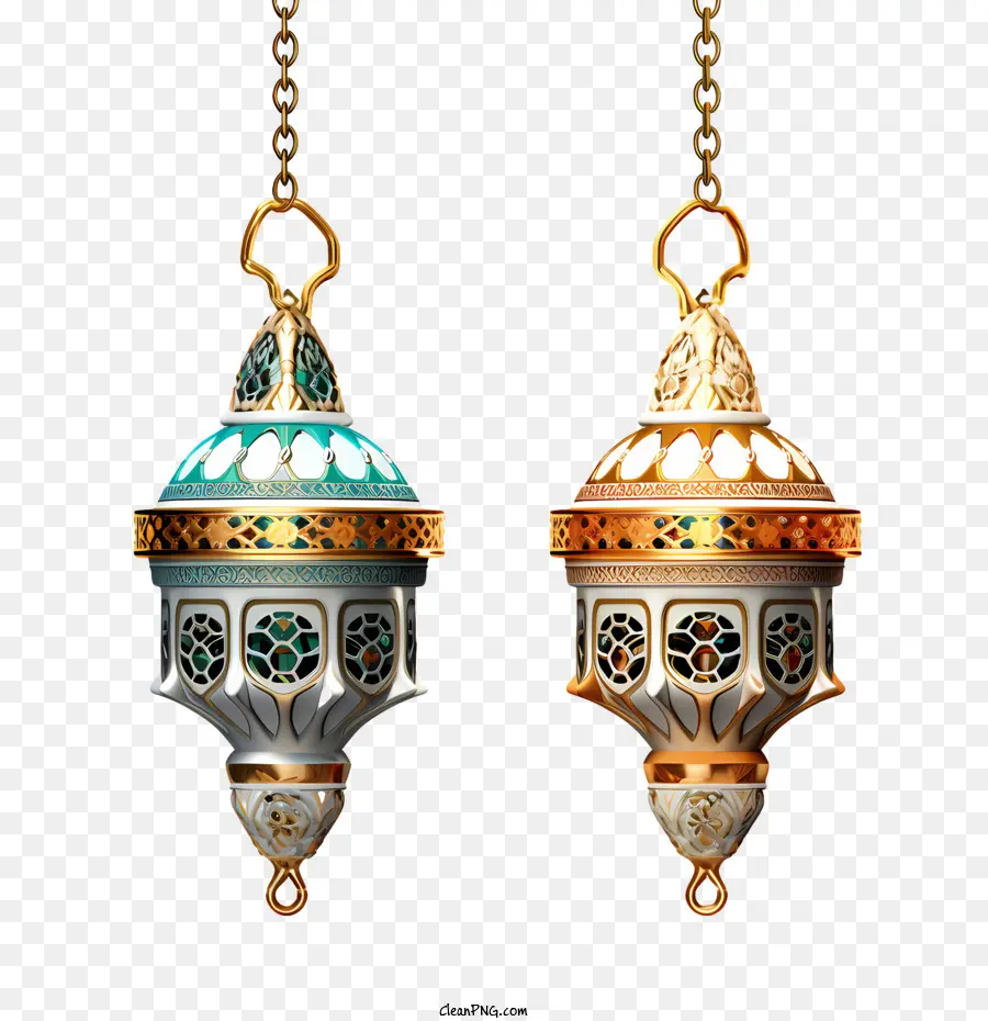Исламская фонарь，Люстра PNG