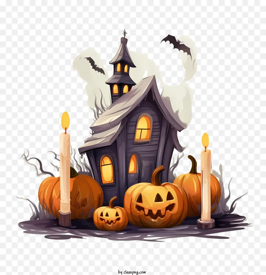 Хэллоуин дом с привидениями，Хэллоуин PNG