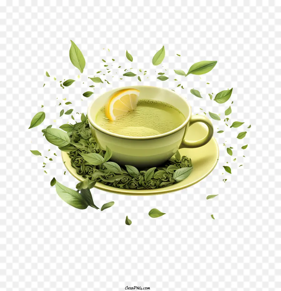 Международный день чая，Green Tea PNG