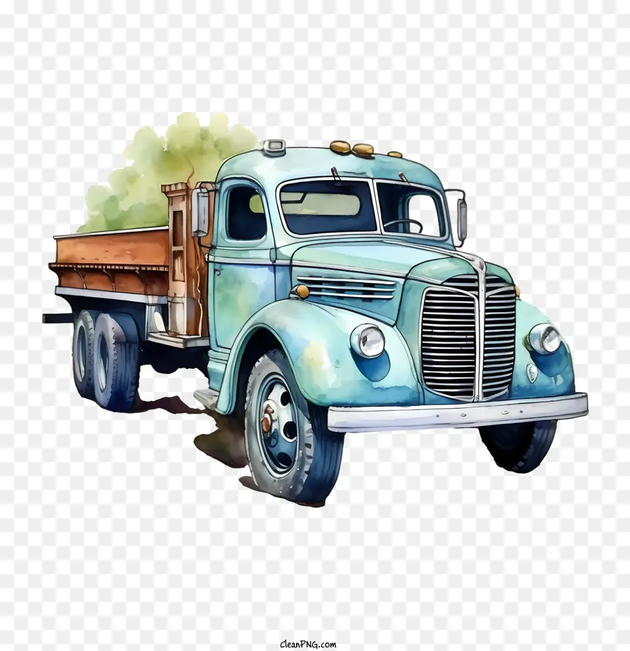 Винтажный грузовик，старый грузовик PNG