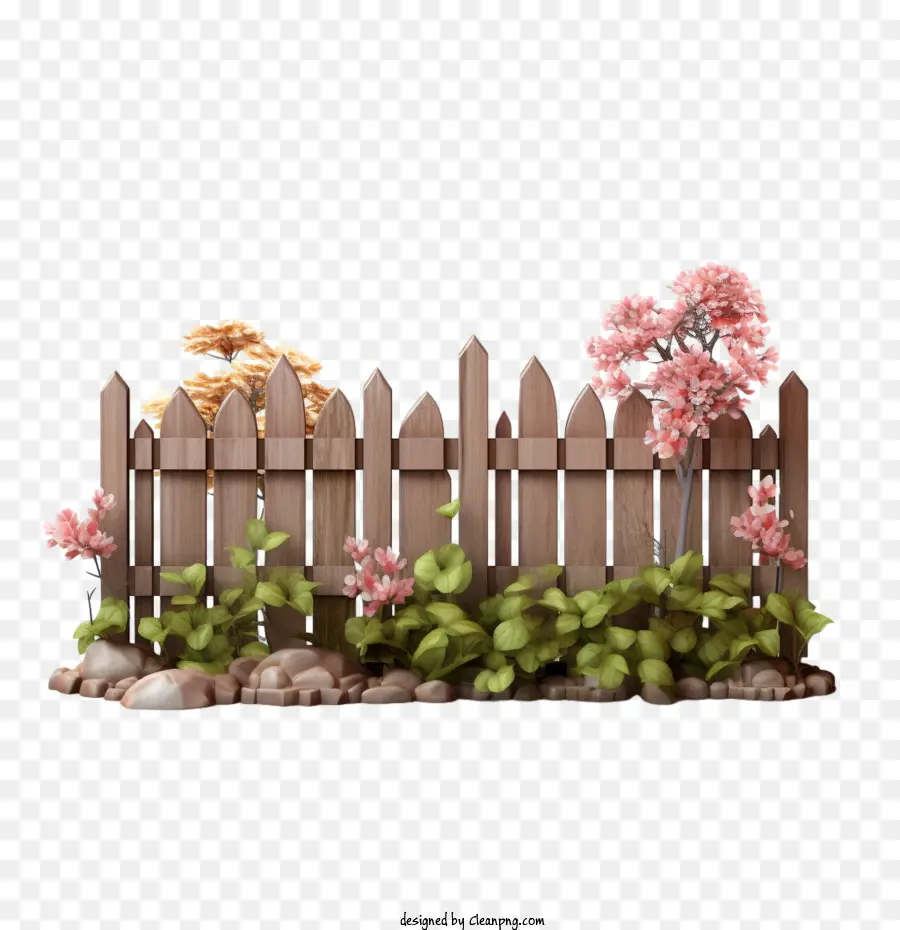 Деревянный сад забор，Забор PNG