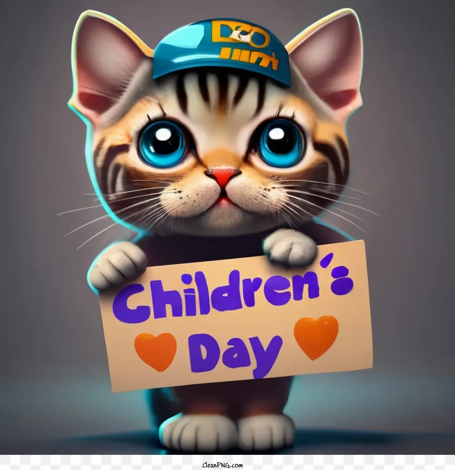 счастливый день детей，кошка PNG
