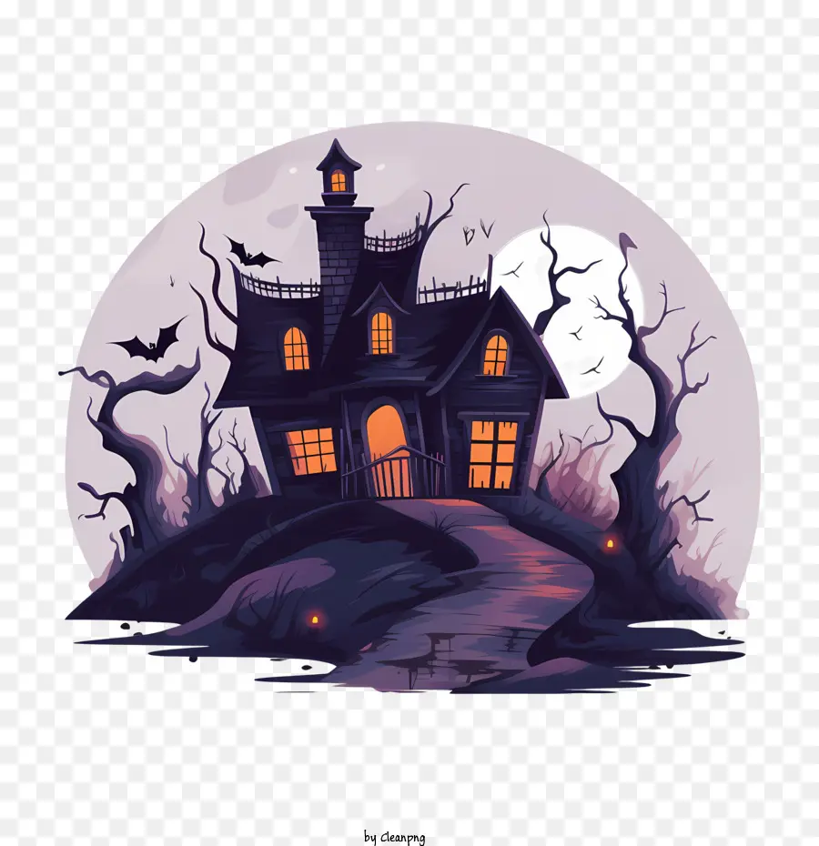 Хэллоуин дом с привидениями，Дом PNG