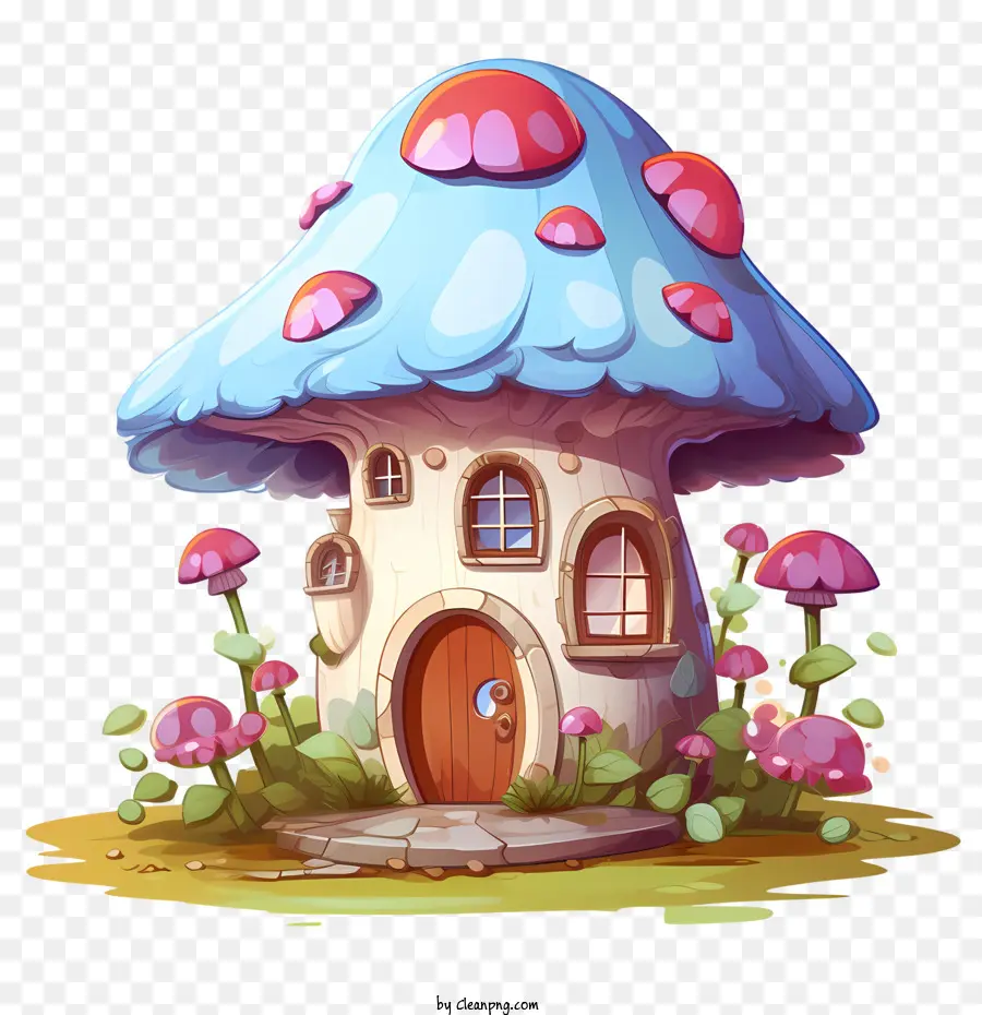 грибной дом，милые PNG