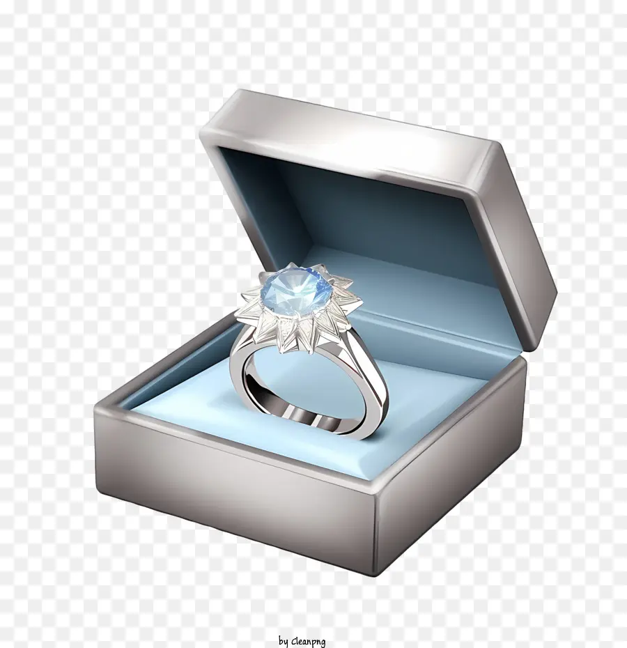 кольцо с бриллиантом，Engagement Ring PNG