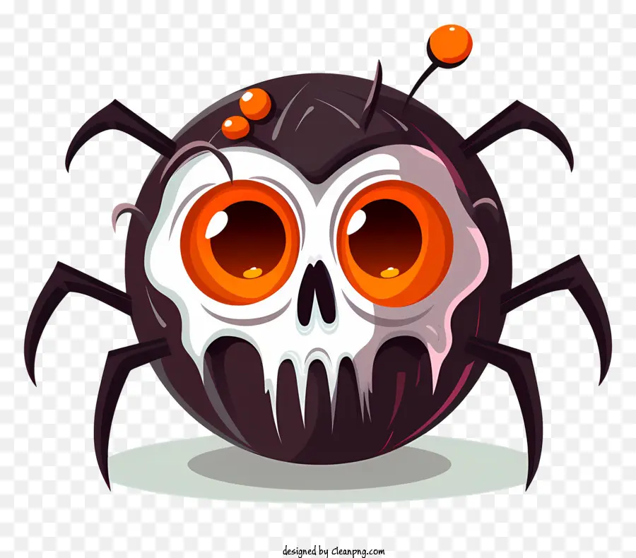 паук，Человеческое лицо паук PNG