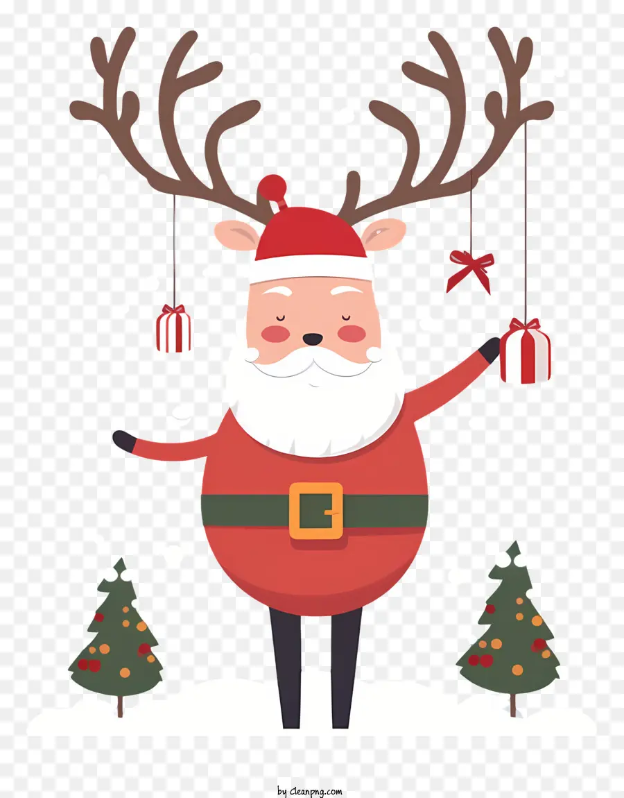 мультипликационный персонаж Санта Клаус，представлена PNG
