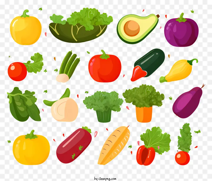 свежие овощи，спелые овощи PNG