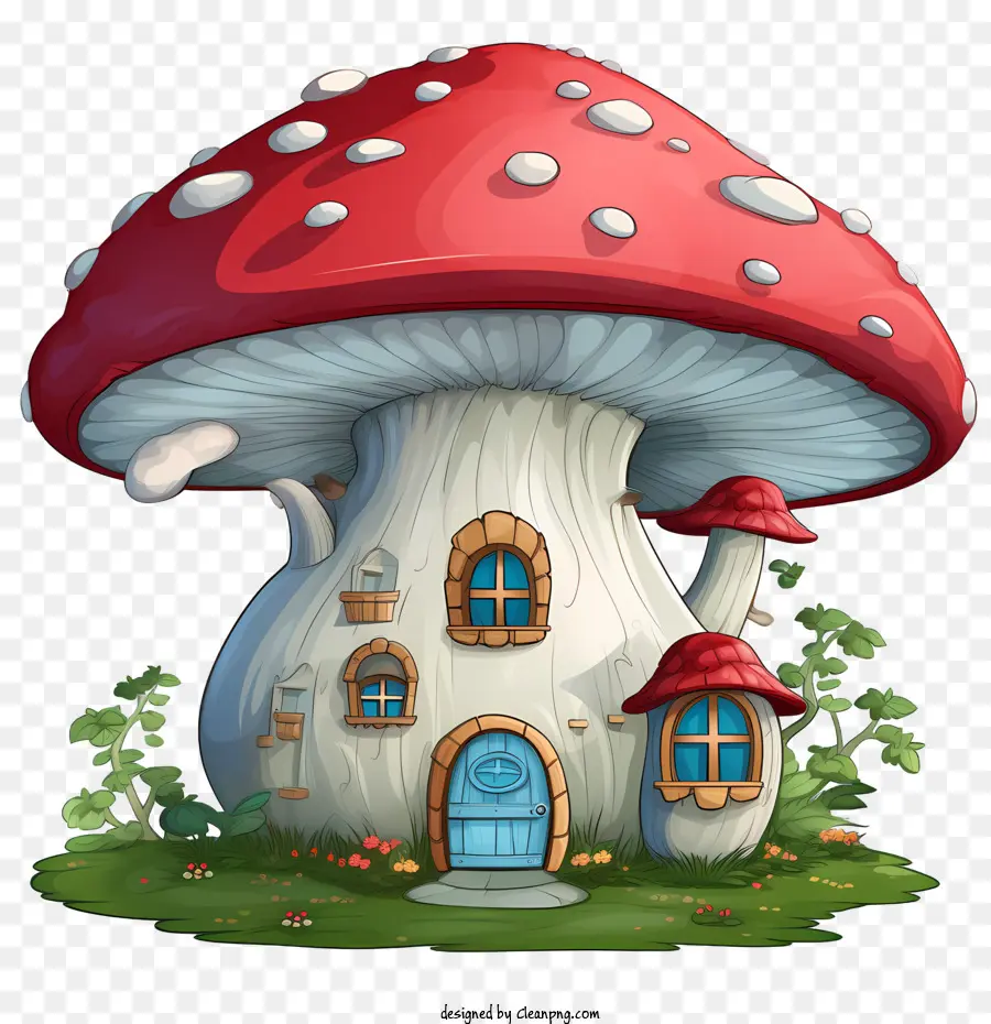 грибной дом，сказочный домик PNG