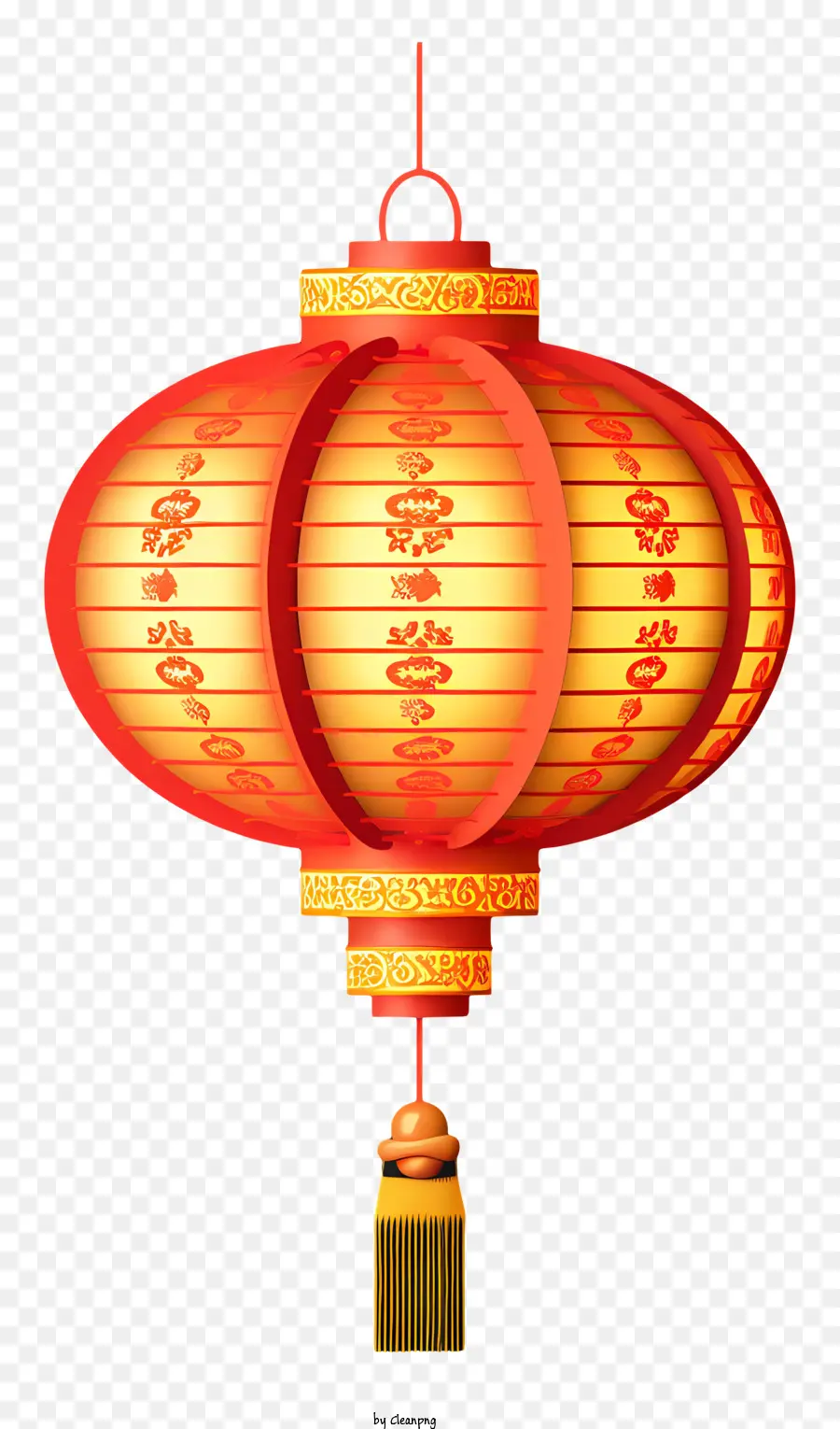 Китайский фонарь，Красная бумажная фонарь PNG