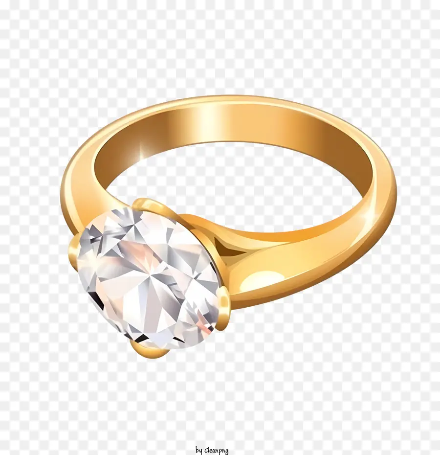 кольцо с бриллиантом，Кольцо PNG