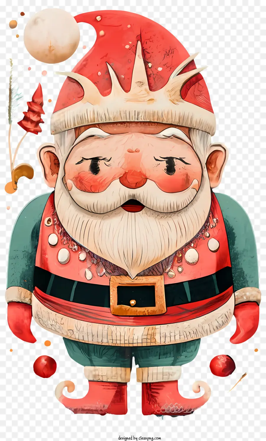 мультфильм Санта Клаус，Рождество PNG