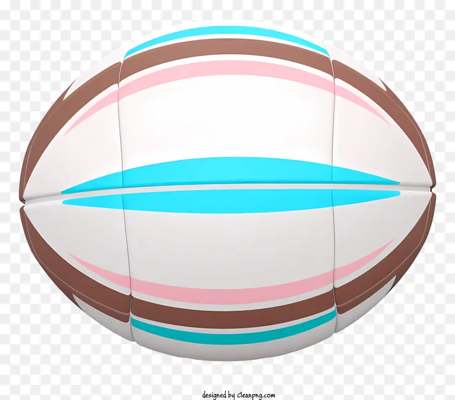 футбольный мяч，полосатый дизайн PNG
