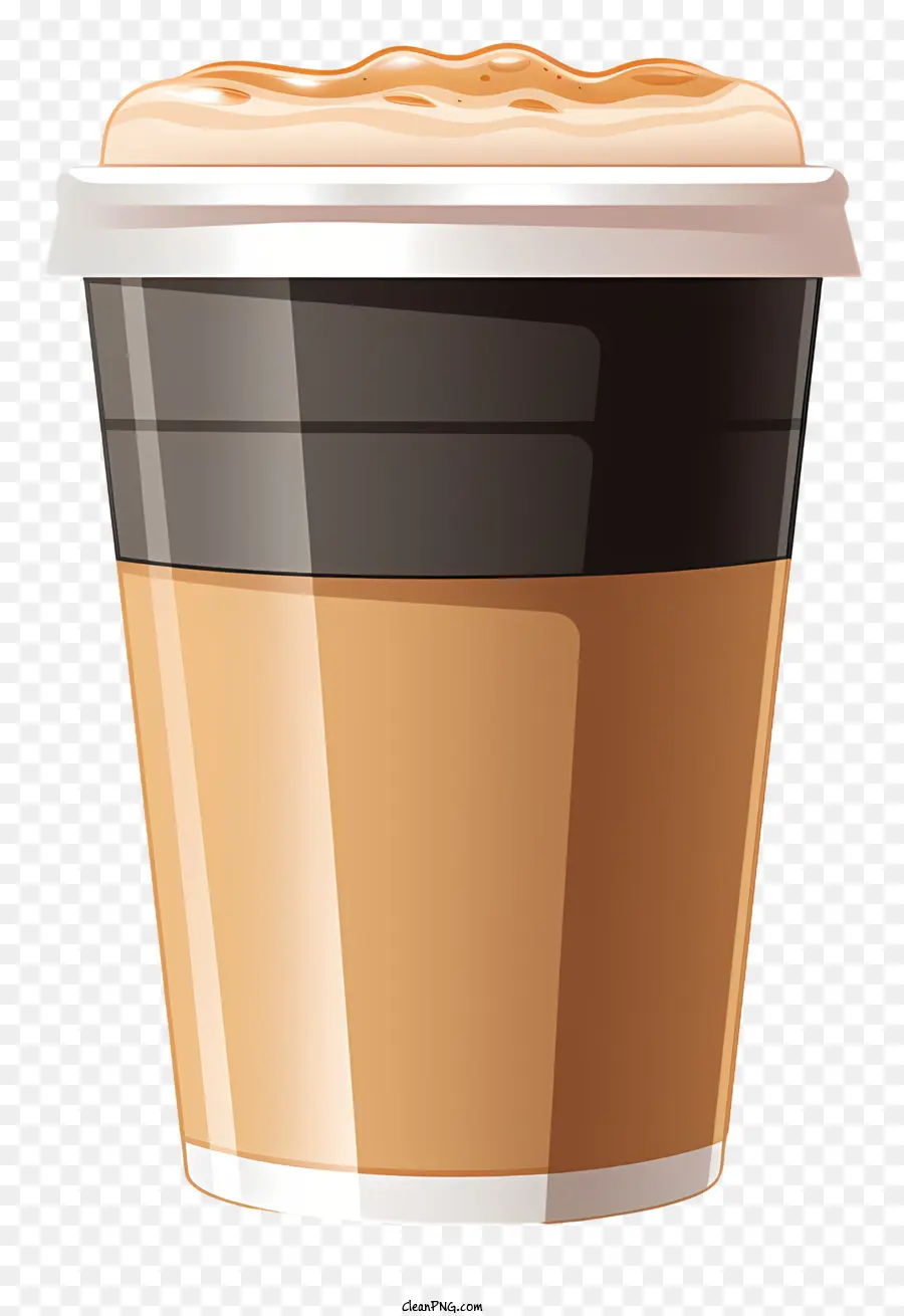 Cup Of Coffee，сливочная текстура PNG