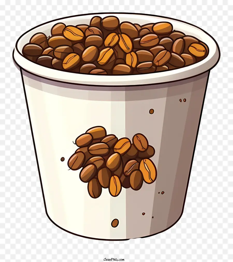 кофе в зернах，Cup Of Coffee PNG