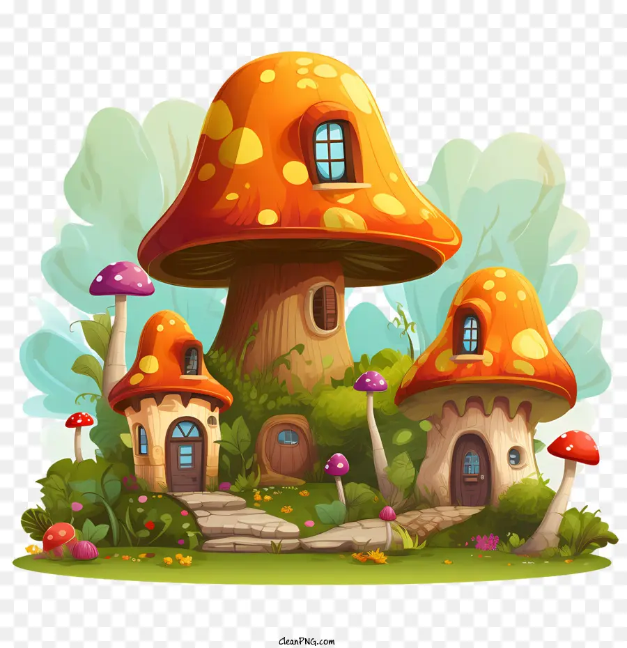 грибной дом，Сказка PNG