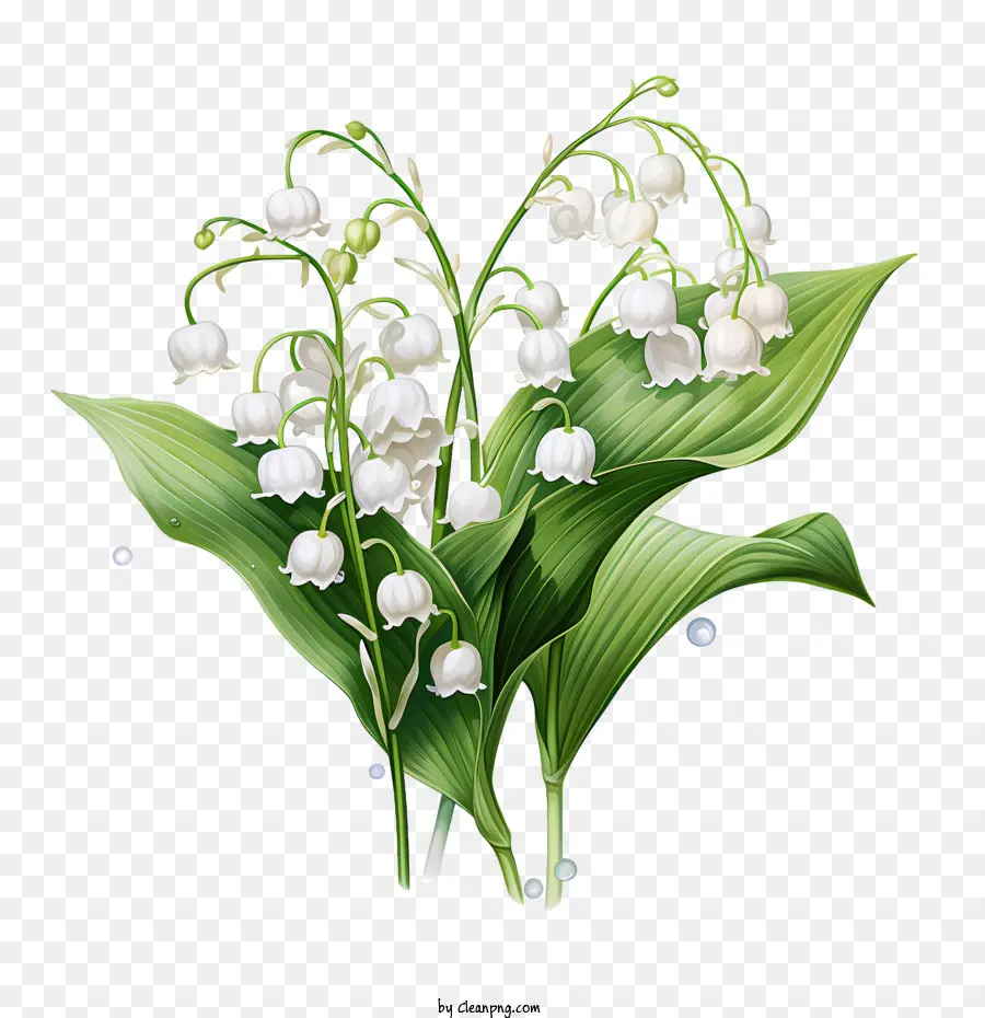 Ландыш，цветок PNG
