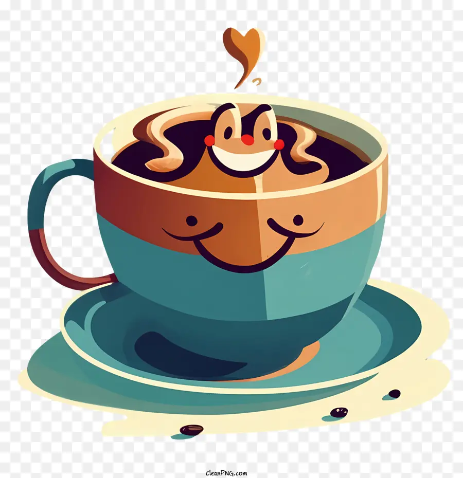 чашка кофе мультфильм，кофе PNG