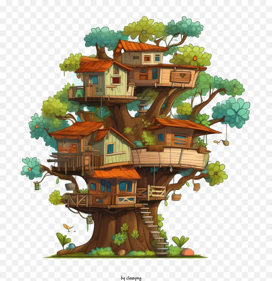 Tree House，Дом PNG