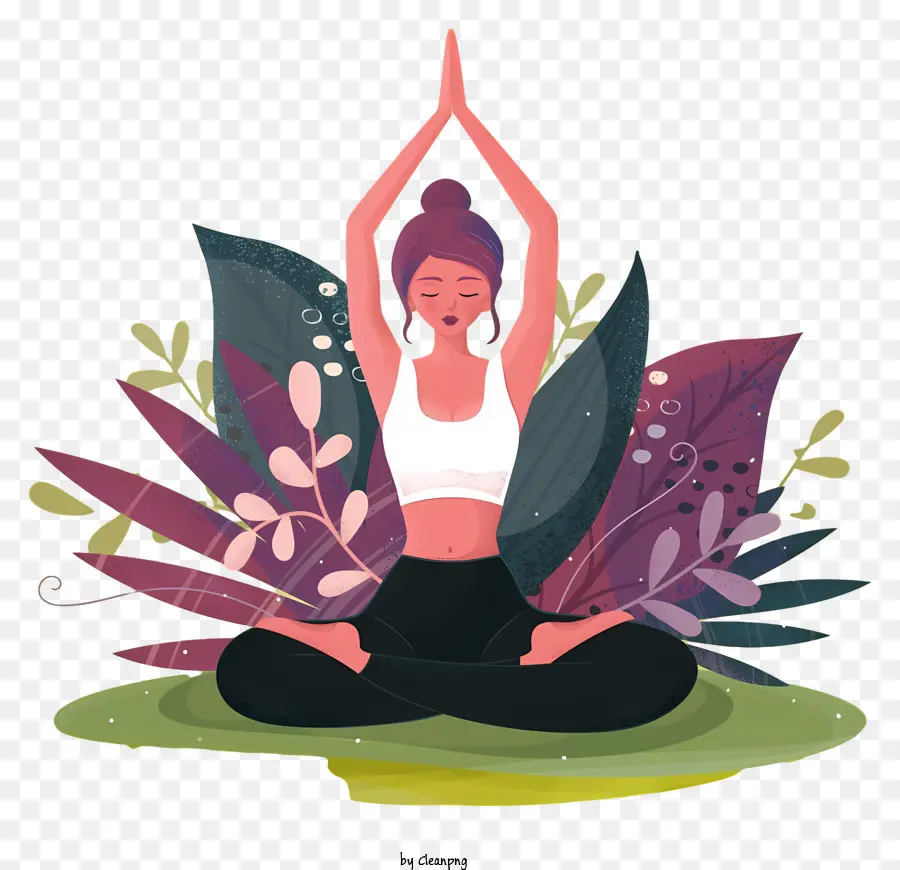 Медитация，Йога PNG