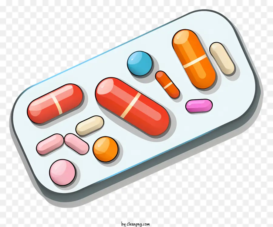 Пластиковый контейнер для лекарств，мультфильм таблетки PNG