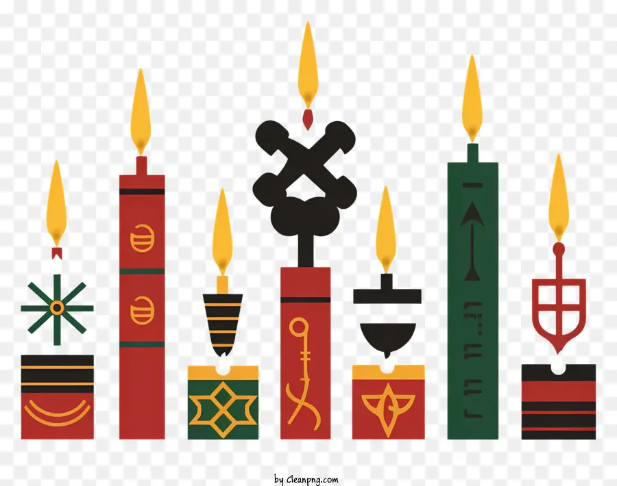 свечи，Symbols PNG