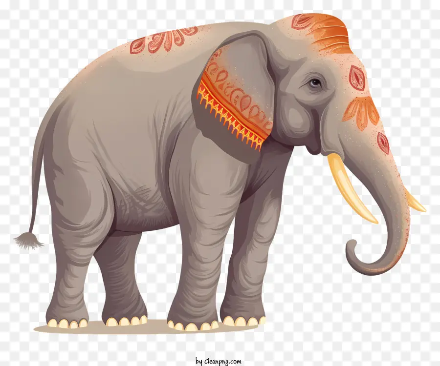 Слон，Большое млекопитающее PNG