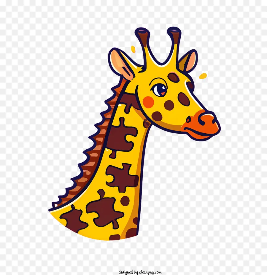 мультфильм жираф，глава PNG