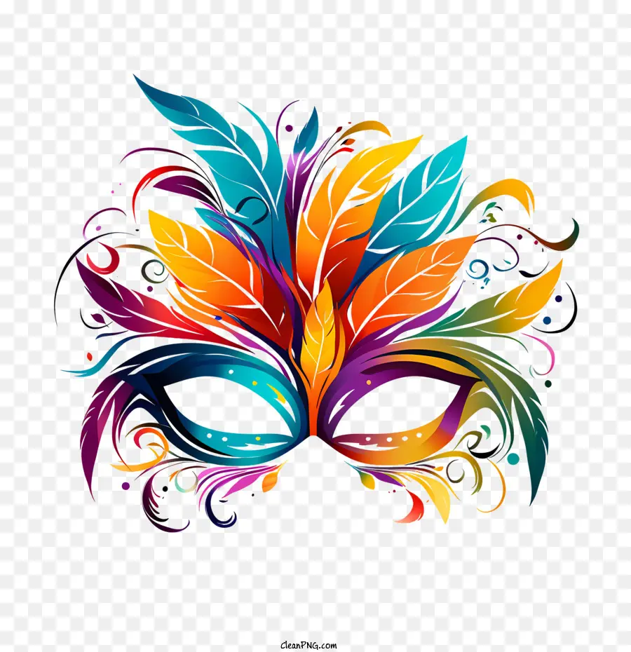 Карнавальная фестивальная маска，Марди Гра маски PNG