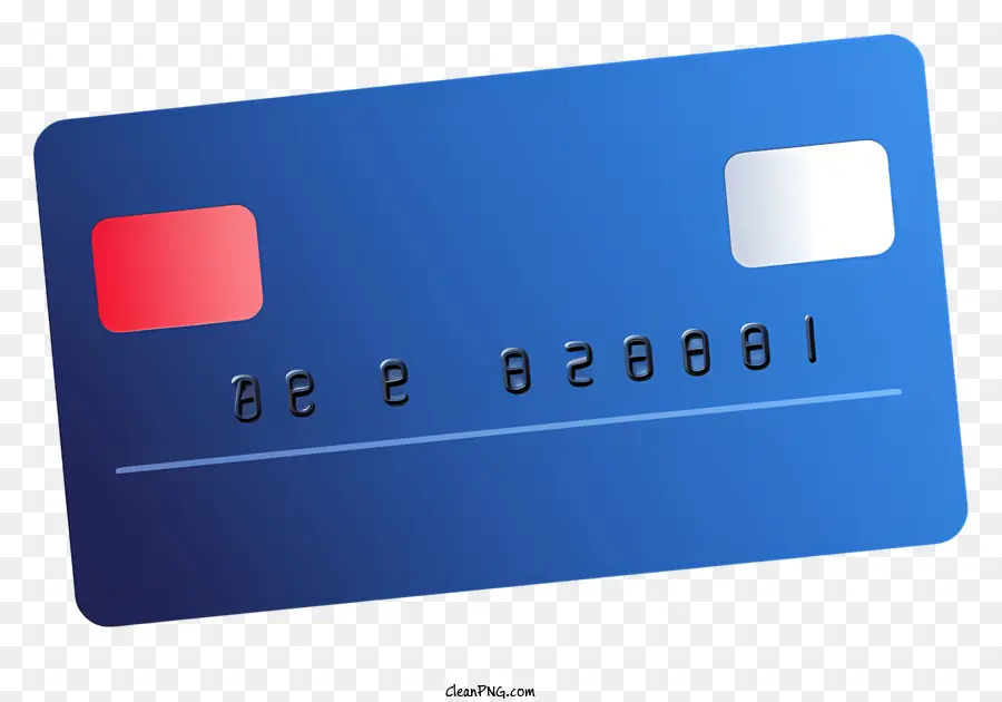 Кредитная карта，черный фон PNG