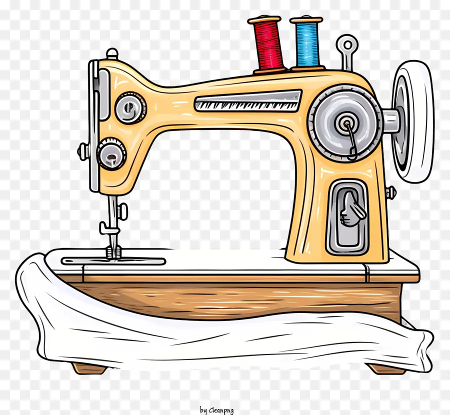 старомодная швейная машина，Таблица PNG