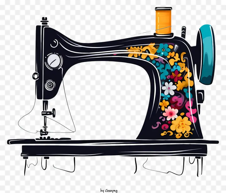 швейная машина，черный швейная машина PNG