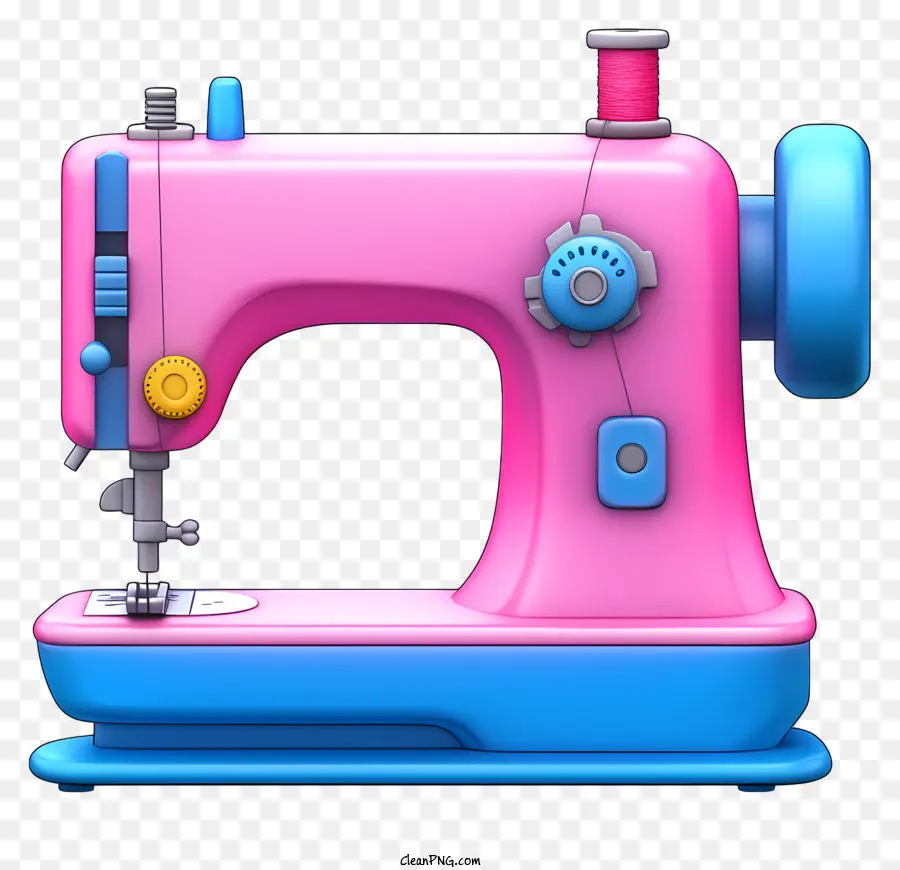 швейная машина，Розовая швейная машина PNG