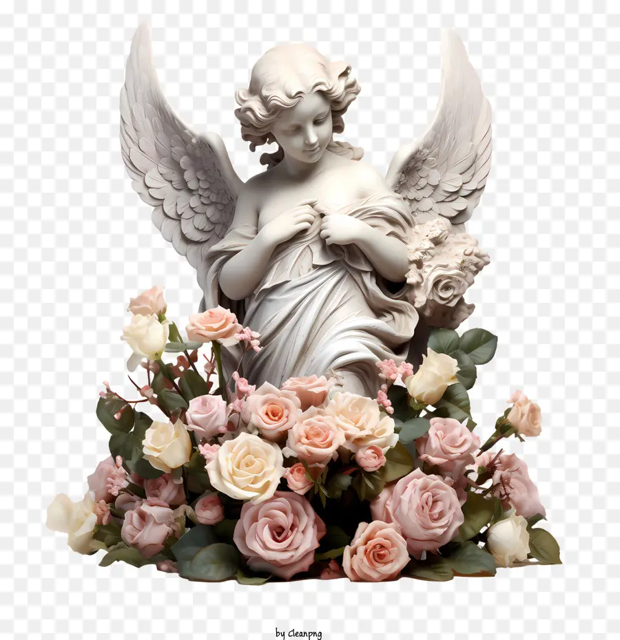 Ангел Дня Святых，статуя PNG