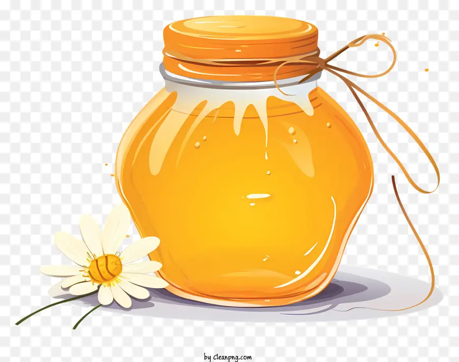 опарник меда，цветок одуванчика PNG