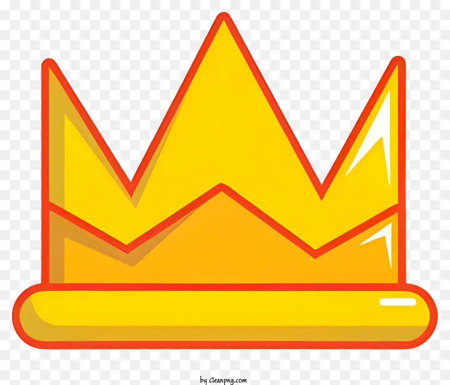 корона，желтый корона PNG