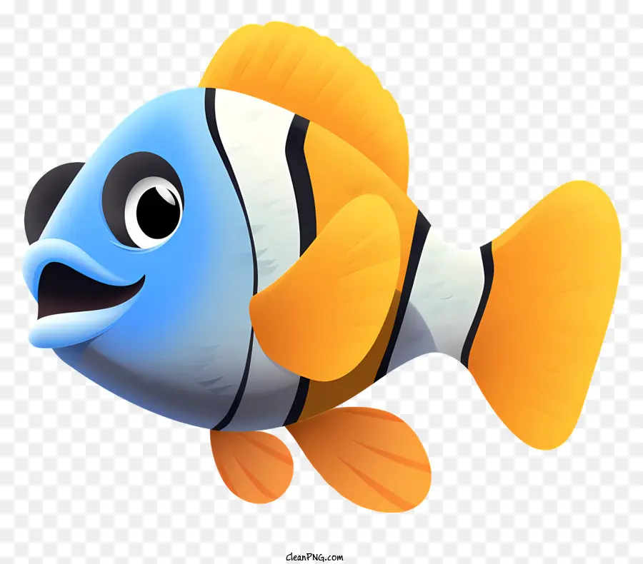 мелкая рыба，оранжевая и белая рыба PNG