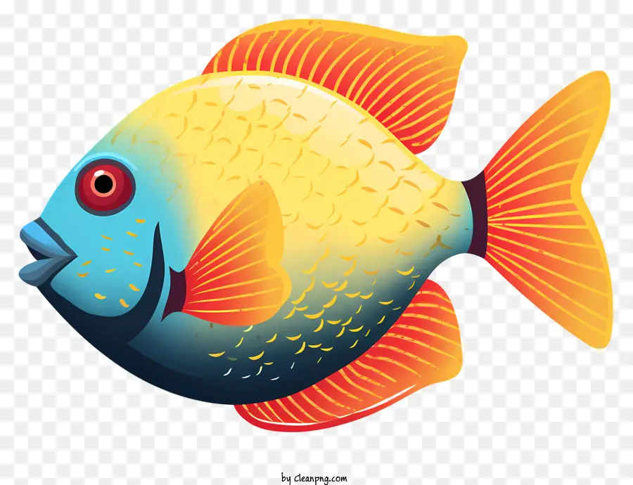 Рыбы，оранжевый рыбы PNG
