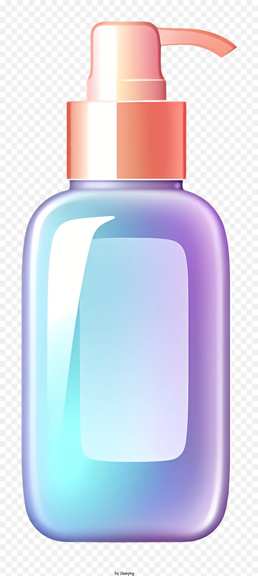 жидкое мыло，розовая и синяя бутылка PNG