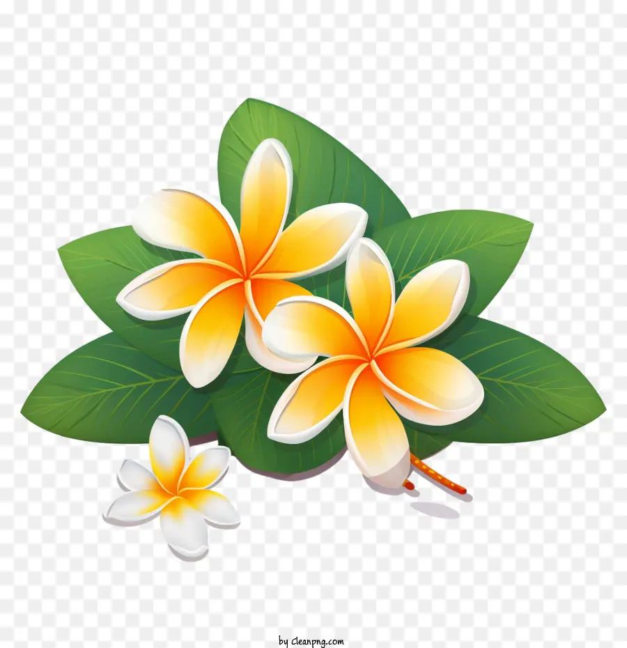 Frangipani цветок， PNG