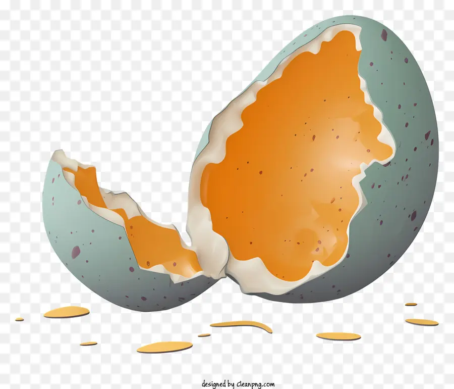 потрескавшееся яйцо，яйцо с трещиной PNG