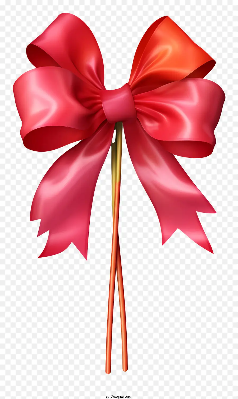 ленты лук，Red Bow PNG